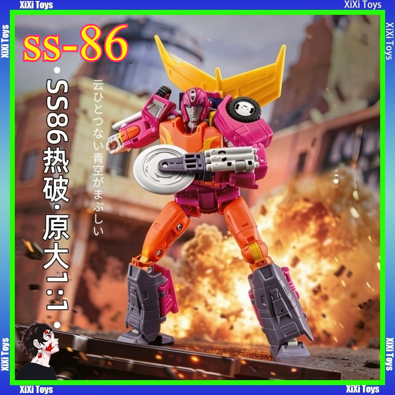 Origineel 40e verjaardag transformatiespeelgoed SS86 SS-86 Hot Rod Robot G1 Replica King Kong Gift Eindproduct verzamelbaar speelgoed