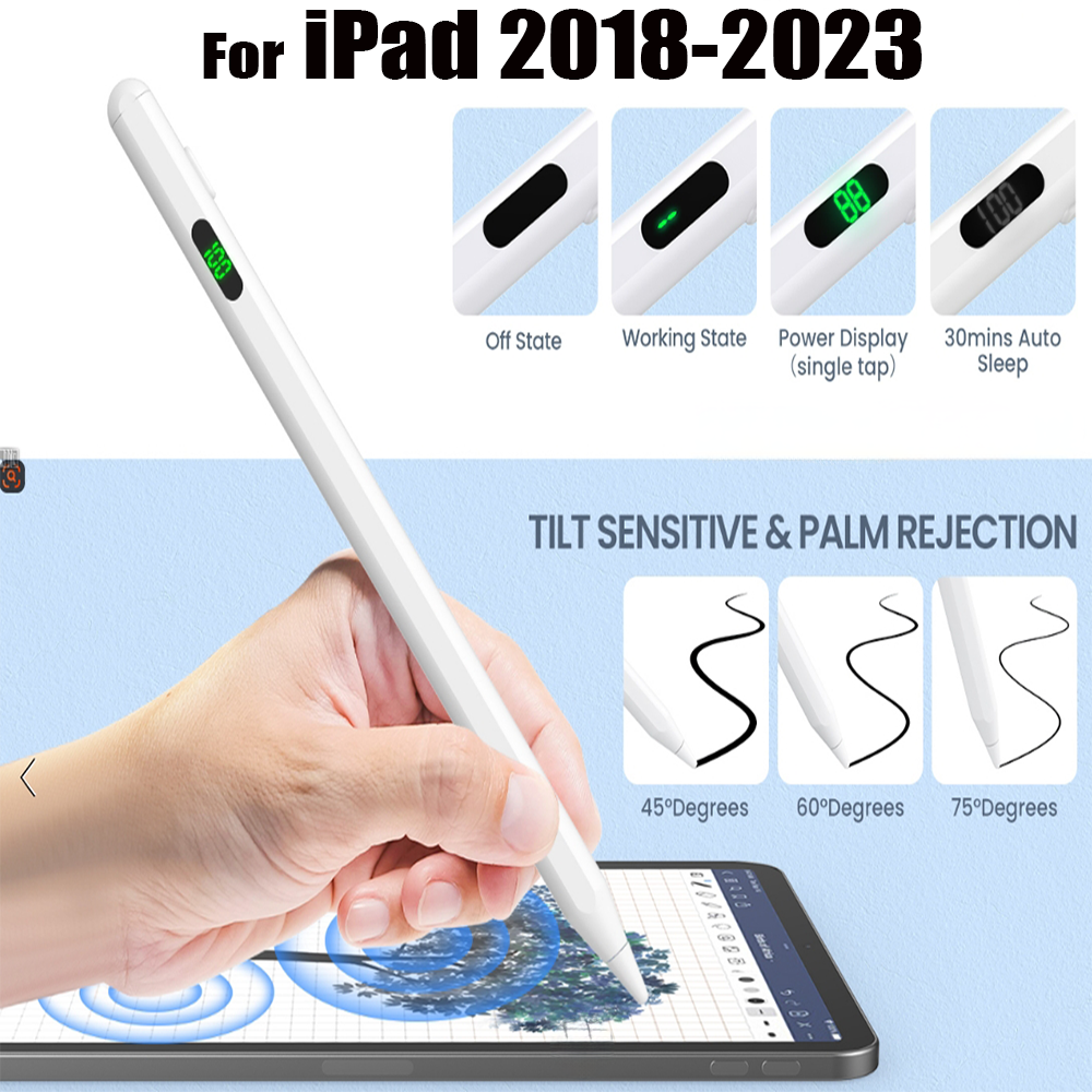 Lápiz de pantalla Digital para iPad, Stylus de 1ª y 2ª generación para iPad 9, 10ª generación, iPad Air 4, 5 pro 11
