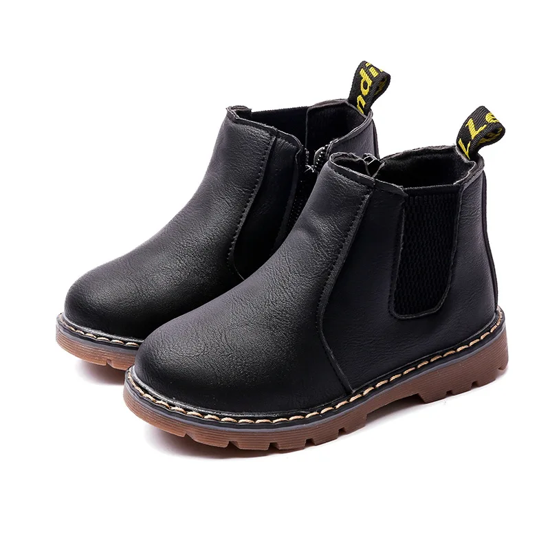 Botas de equitação infantis retrô 2025 primavera outono botas de tornozelo moda crianças meninas sapatos casuais de alta qualidade meninos botas de couro do bebê