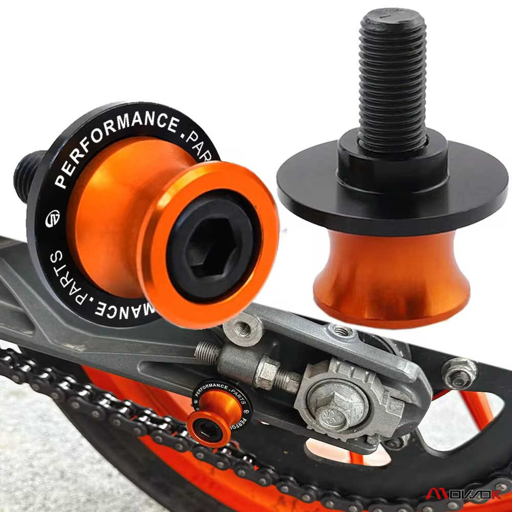 Śruby wahacza M10 do motocykli KTM 1290 390 790 890 1050 1090 1190 Adventure Super Duke 690 790 890, rolki wahacza, podnośniki