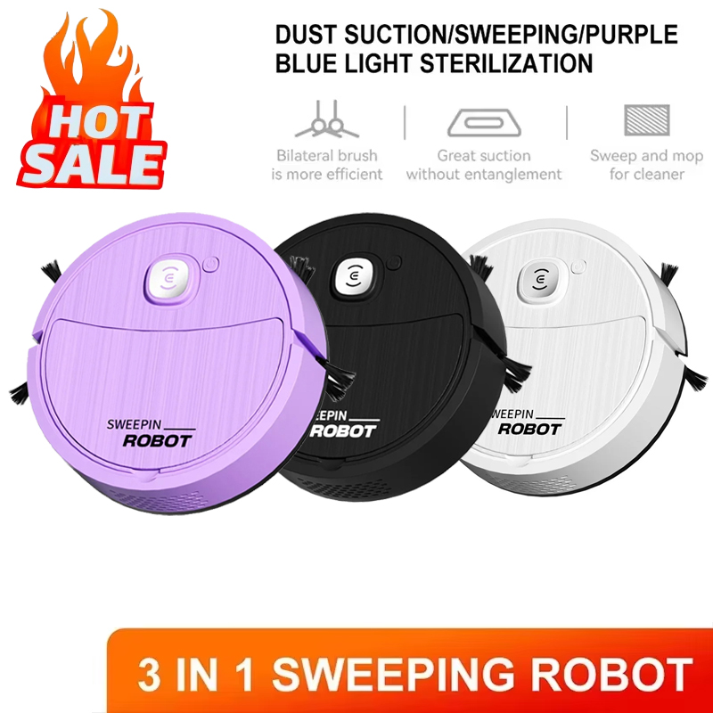 5-In-1 Smart Robot Cleaner Sweeping Suction Mopping Cleaning Quiet Machine for Home Appliance Kitchen Robots Wireless Cleaner