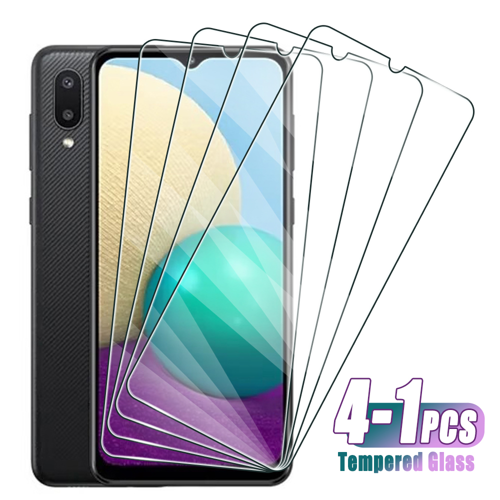 4-1 pz Vetro Temperato Per Samsung Galaxy A72 A52 A42 A32 A22 4G 5G A12 A02 Protezione Dello Schermo su Samsung A73 A53 A33 A23 A13 A03 S