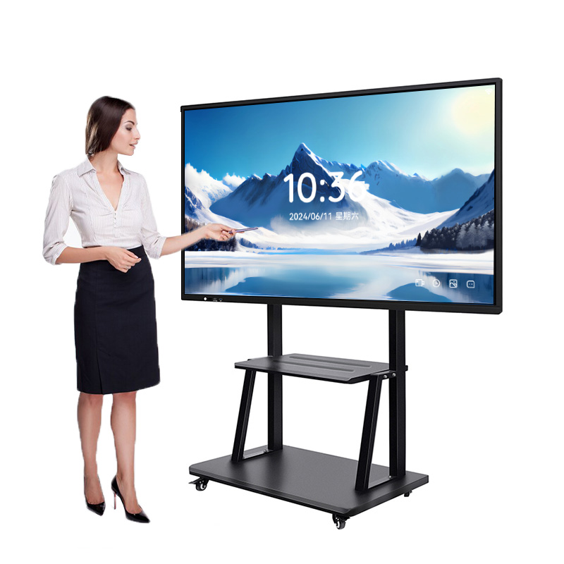 Pizarra Interactiva con Pantalla Táctil de 55 Pulgadas con Soporte Móvil, Producto Nuevo