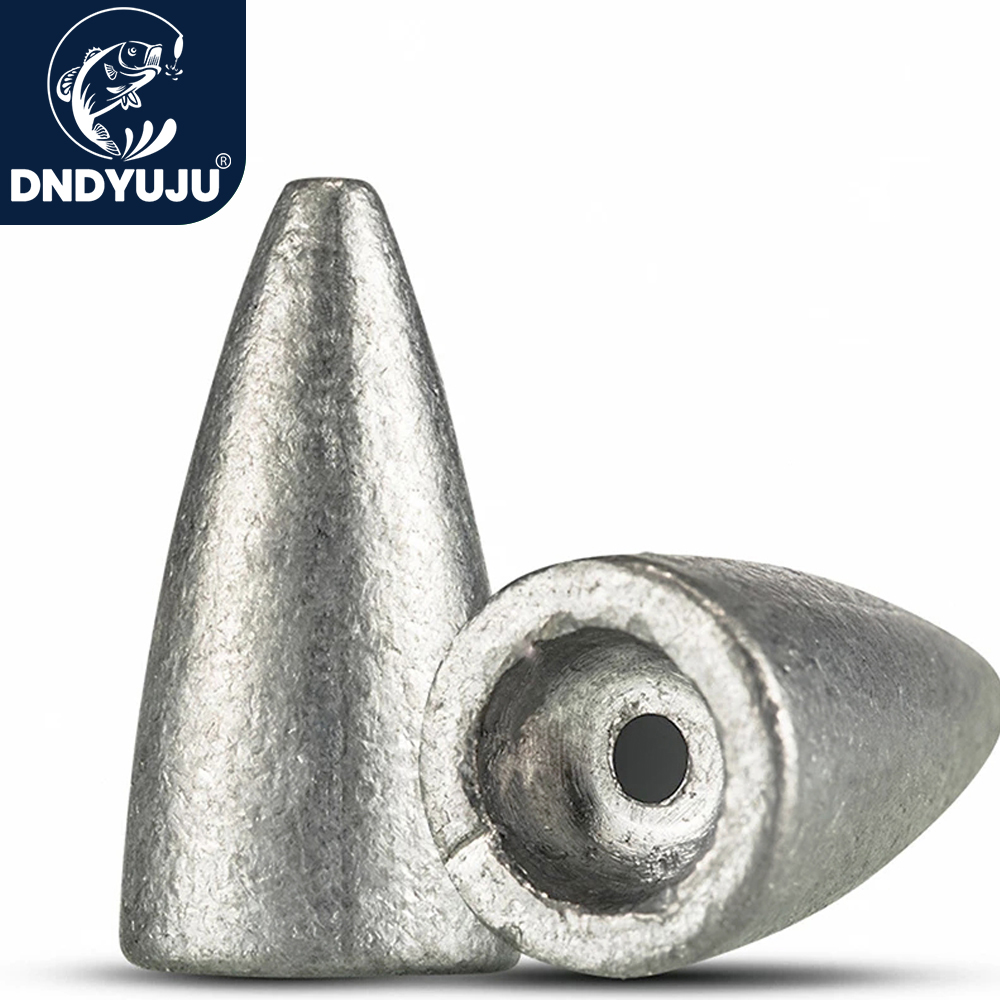 DNDYUJU 10 Uds plomo peso de pesca 2/3,5/5/7/10/14/20g bala plomo peso Jig Head agua dulceTexas Rig Set aparejos de pesca