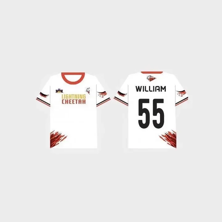 Été col rond décontracté thaïlande hommes et femmes Gmm tv sport réunion maillots 3D imprimé à manches courtes rouge équipe T-shirts