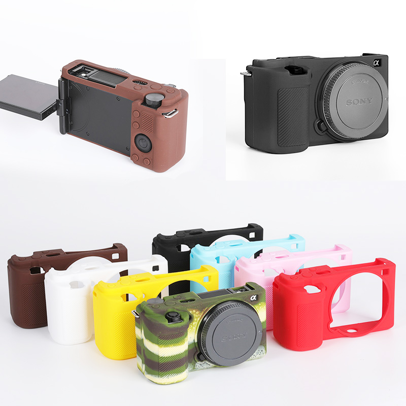 Peau Caoutchouc Corps Couverture Souple Silicone Armure De Protection Peau Cas Caméra Sac pour Sony ZV-E10 ZVE10 Caméra sac