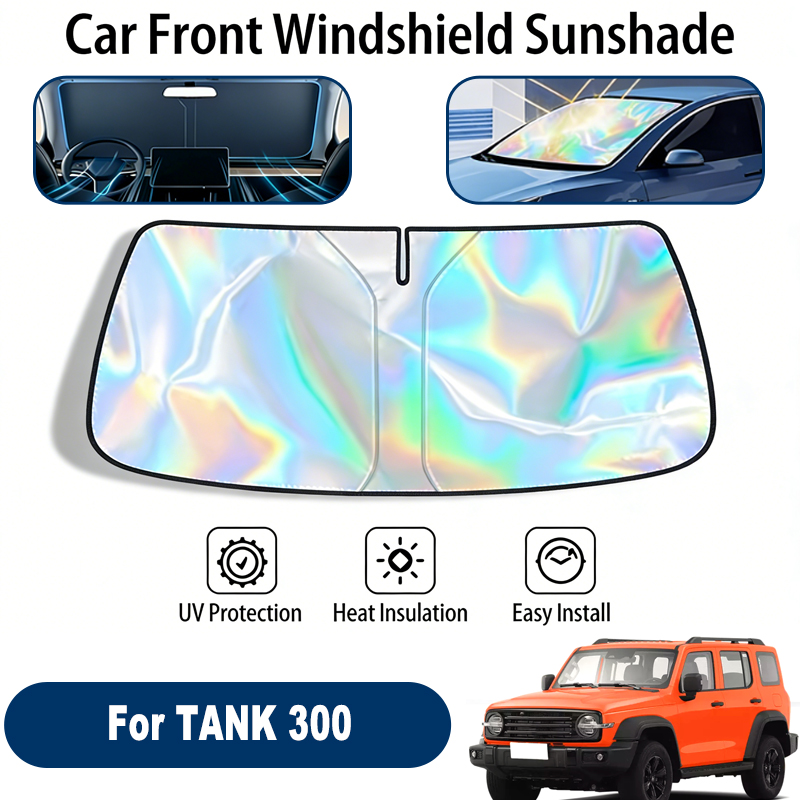Auto Voorruit Zonnescherm UV Reflecterende Zonneklep Beschermhoes Voor TANK 300 2020-2026
