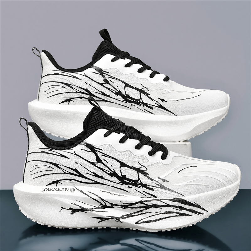Tênis Masculinos para Corrida Casuais Profissionais para Maratona Esportivos Respirável Leve Feminino Confortável Sneakers Atletas com Placa de Carbono