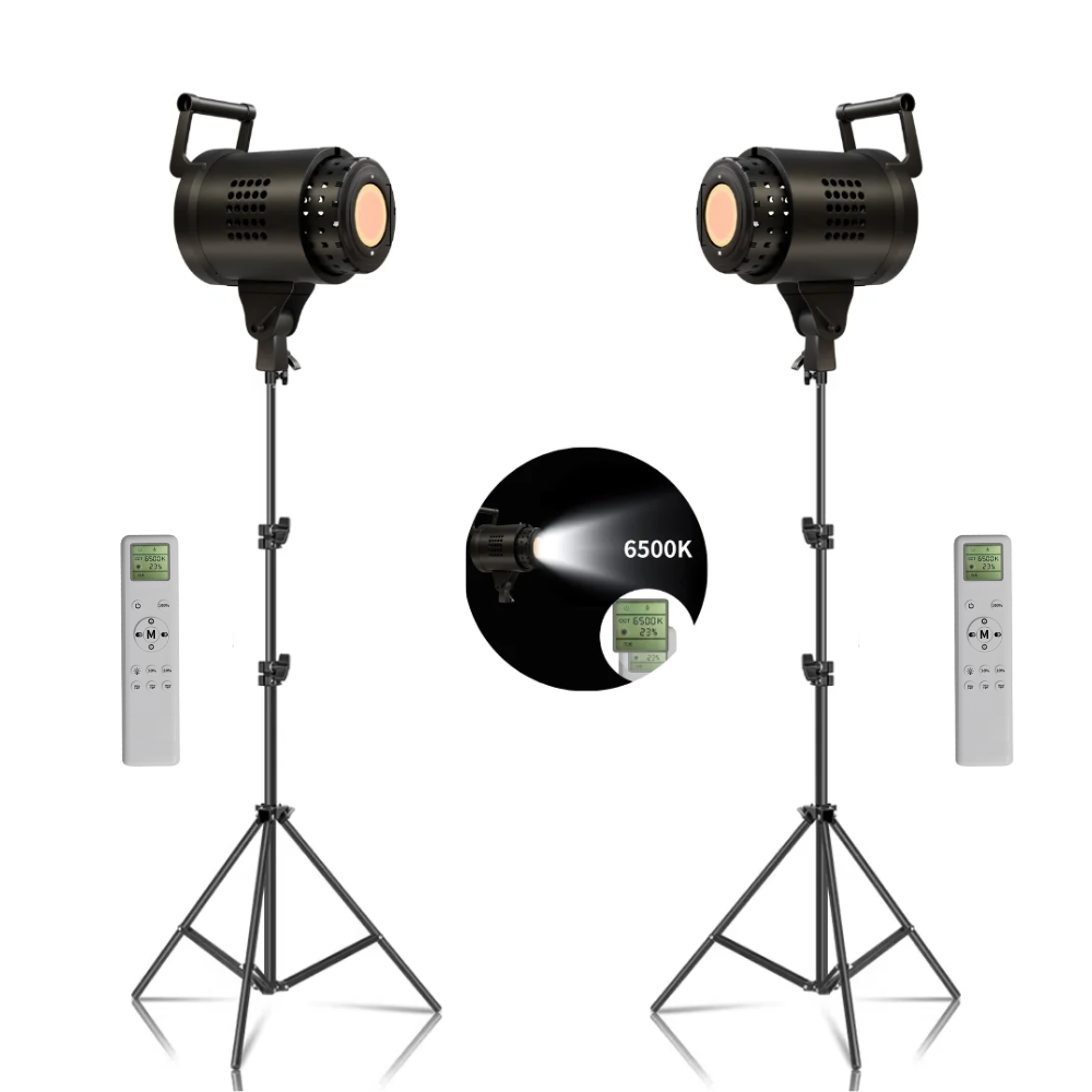 Bowens Video Studio Kit 115 W Fotografie COB Licht Dimbare Kit LED Lamp Flash Studio 220 V Verlichting 3000-6000 K 3 Kleur