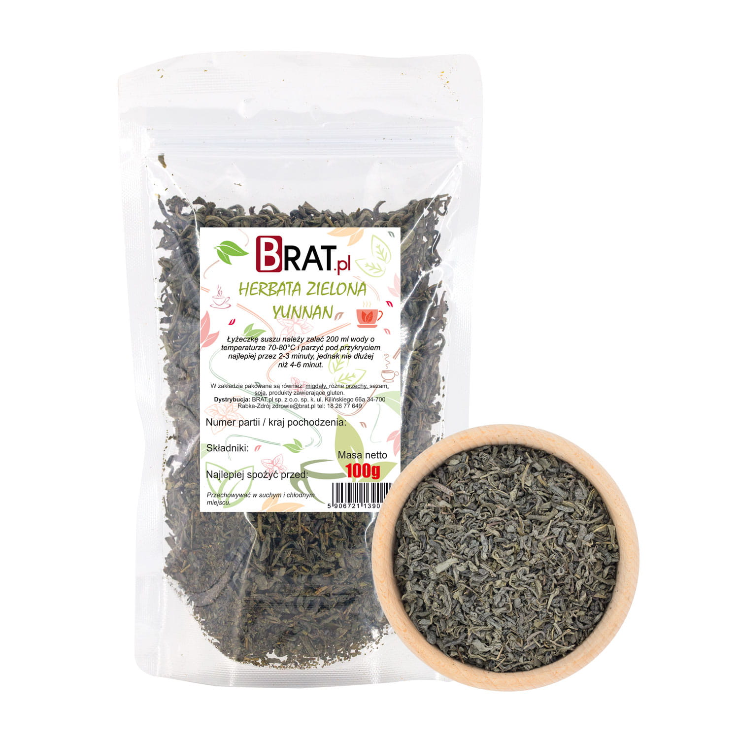 Herbata zielona Yunnan 100g