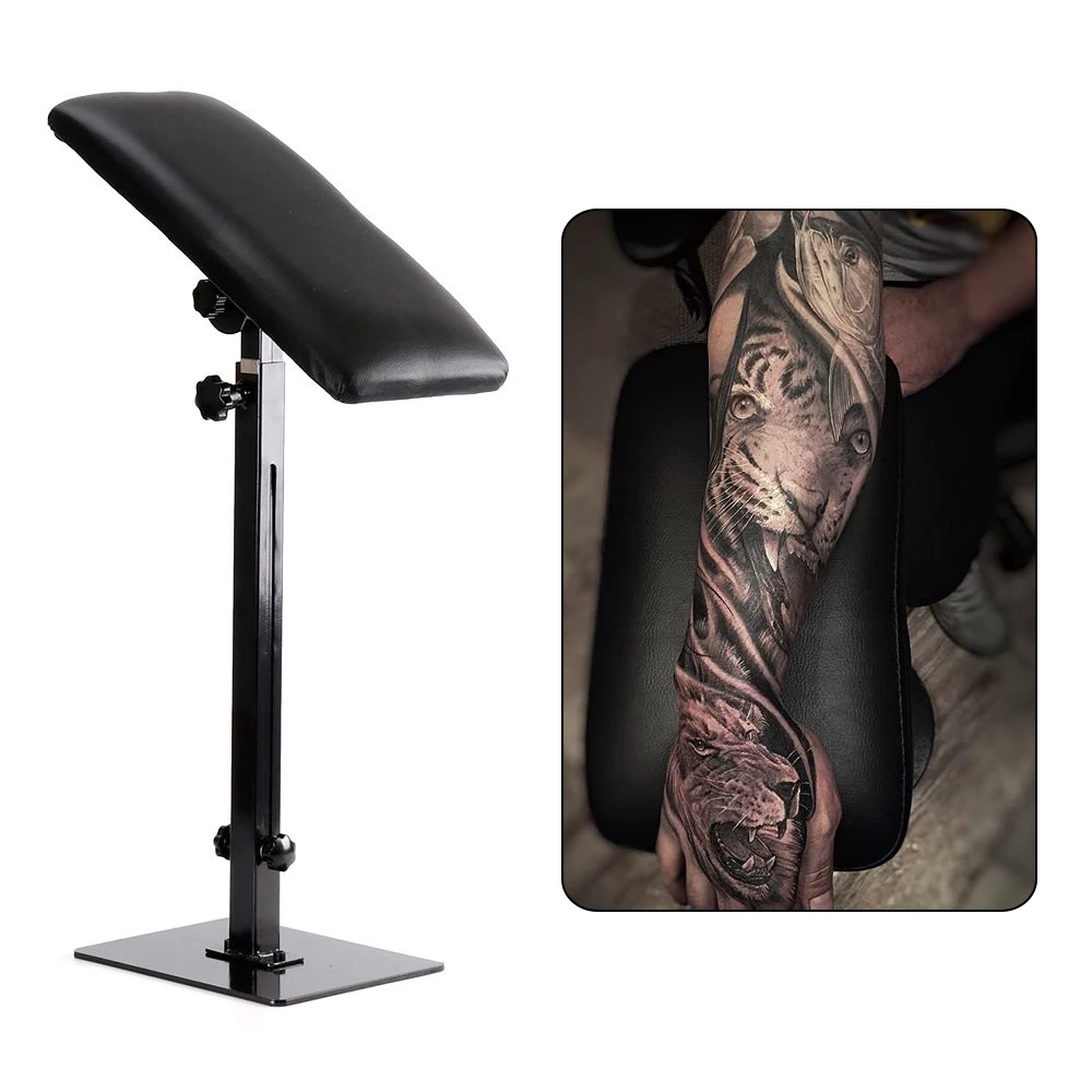 56-88 cm/68-100 cm Verstelbare Hoogte Aluminium Tattoo Arm Beensteun Stabiele Volledige Armsteun tattoo Statief Draagbare Stand Tool