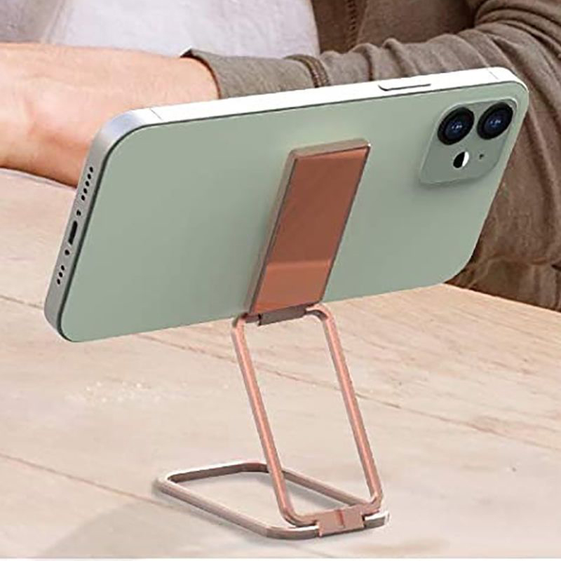 Luxe mobiele telefoonhouder Metalen mobiele telefoonstandaard Vierkant 360° °   Opvouwbare vingerring tablet legering beugel voor Samsung iPhone 14 15