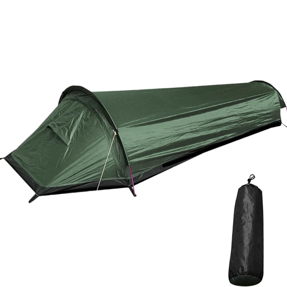Namiot z plecakiem Outdoor Hiking Camping Sleeping Bag Namiot Wodoodporny, lekki namiot dla jednej osoby