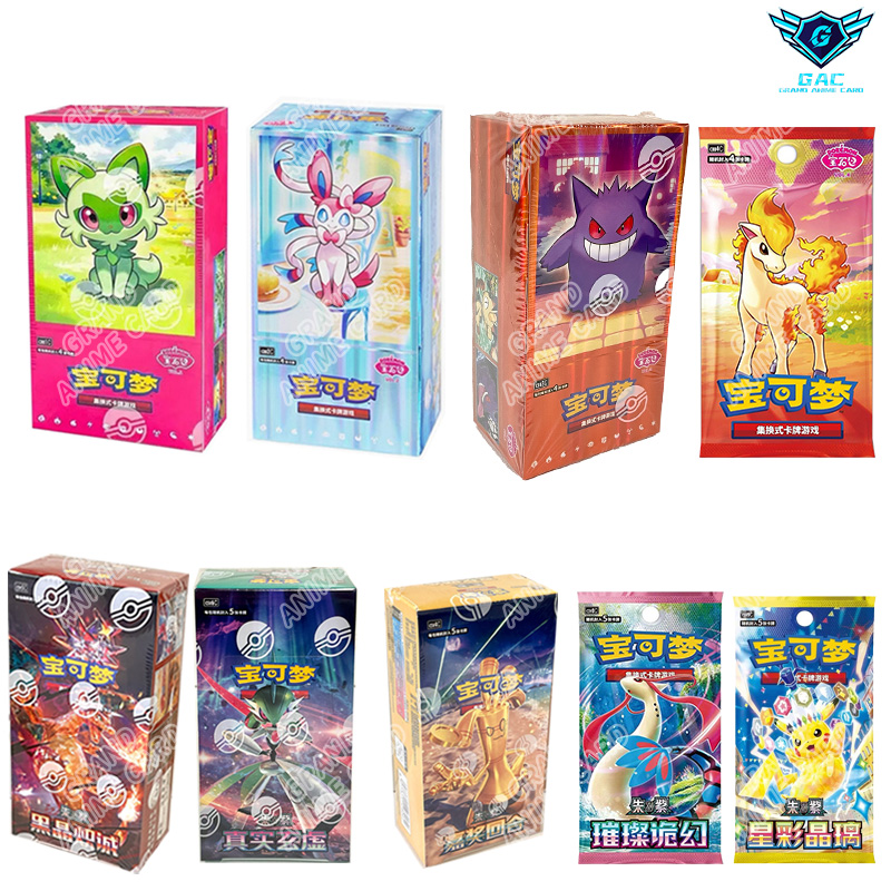 Nouvelle Carte Pokémon Originale Écarlate et Violet 18.0CSV10C, Boîte Fine de Cartes à Collectionner PTCG, Version Chinoise, Boîte Mystère de Collection, Jouet Cadeau pour Enfants