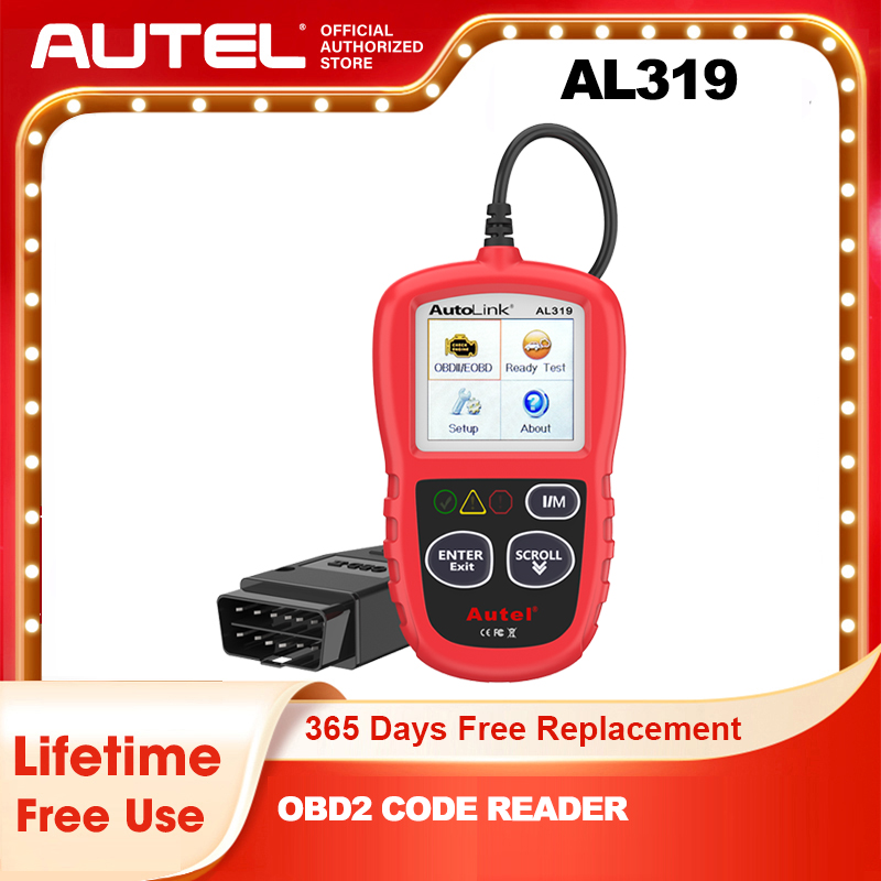 Autel AL319 OBD2 Codeleser Auto Auto Diagnosetool Ansicht Einfrieren Rahmen Daten OBDII Scanner Automotive