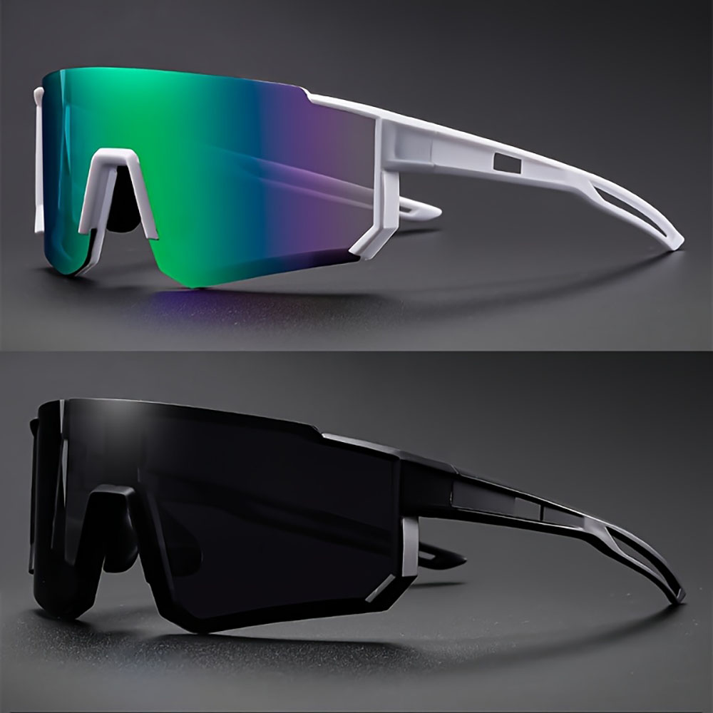 Gafas de Ciclismo Extra Grandes para Hombre, Lentes a Prueba de Viento para Bicicleta, Gafas para Ciclismo de Carretera