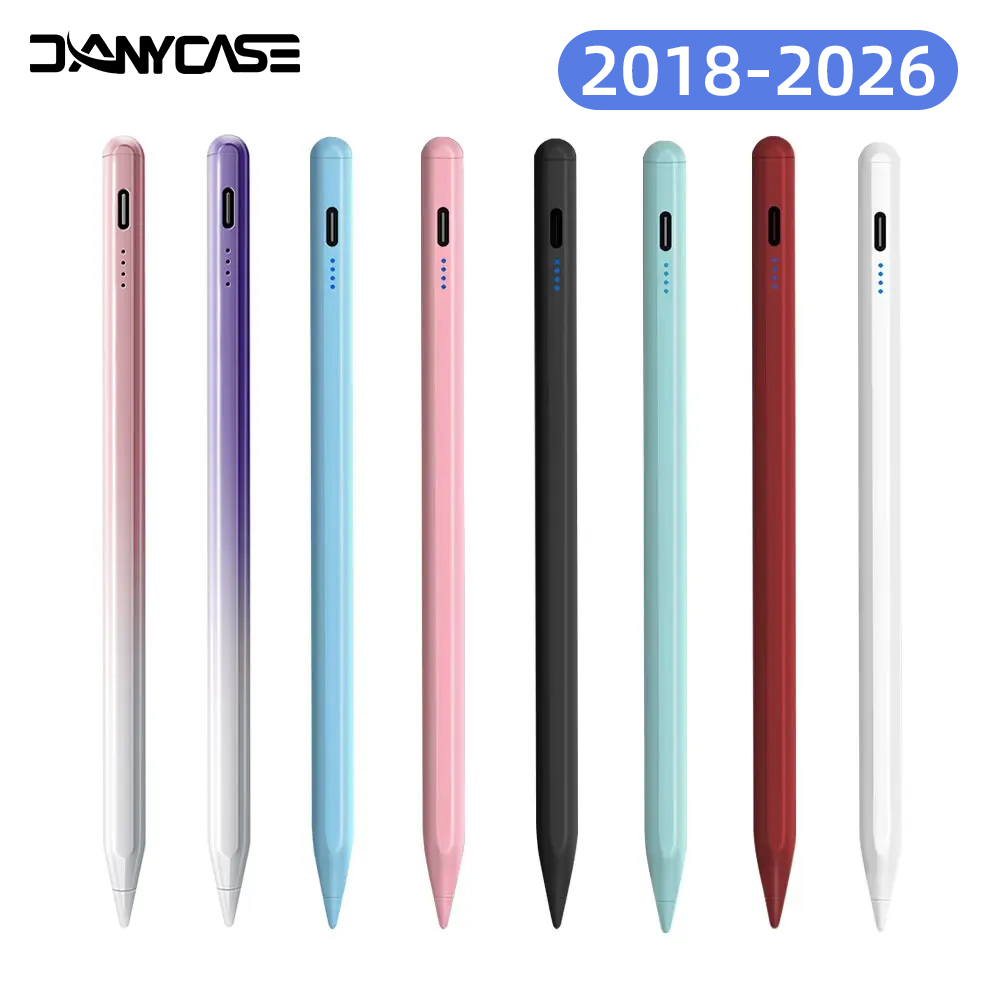 Stylus für Apple Pencil 2026 iPad Air 11 13 M2 M3 Pro 13 11 M4 M5 5./6./7./8./9./10./11. Generation Air 4 Air 5 mit Handballenerkennung