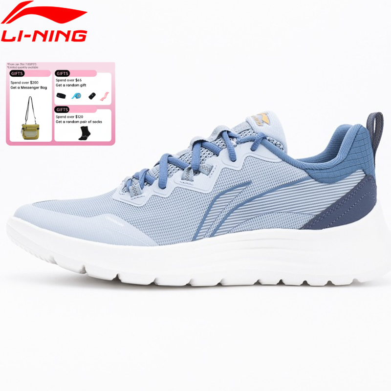 Li-Ning Men's SOFT COOL Running Shoes Breathable Comfortable Light LiNing Cushion Sport Shoes Jogging Sneakers ARSU113