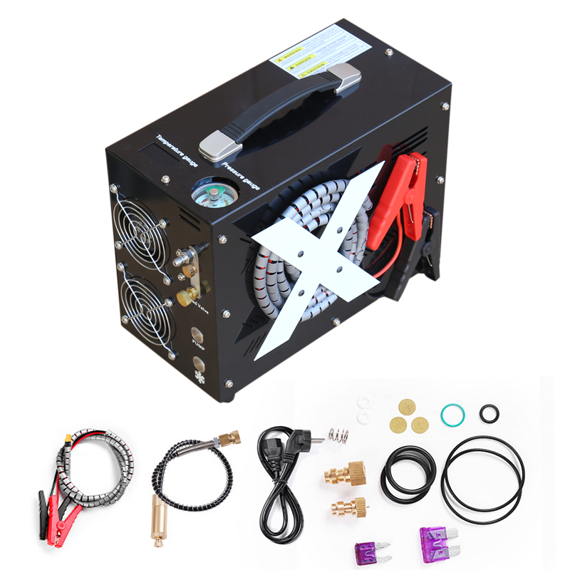 XIACHUAN Compression 4500PSI pompa di ricarica dell'aria portatile montata su veicolo 30MPA 12V pompa di aria subacquea 110 v220v compressore PCP