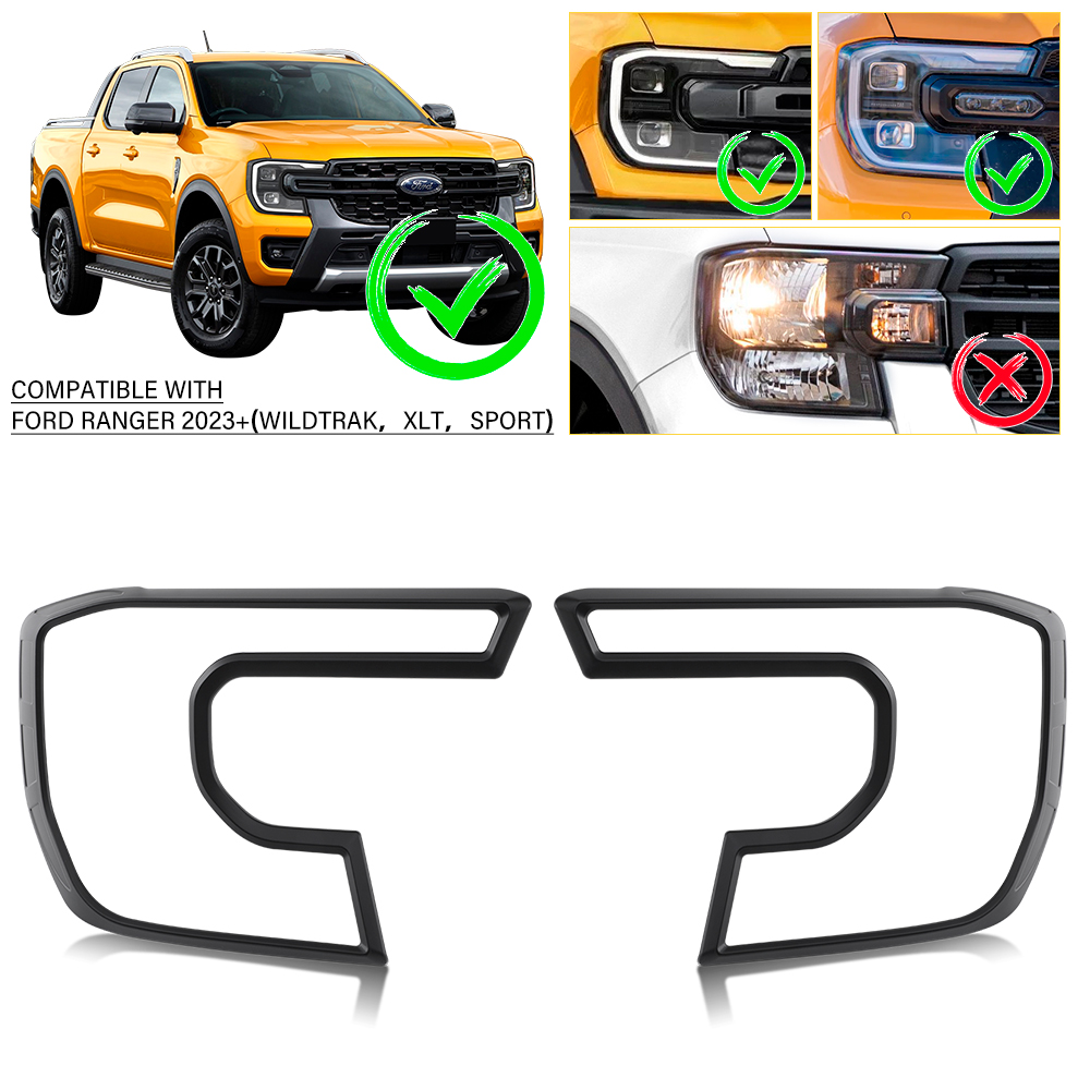 Osłona przedniego reflektora Osłona reflektorów do Ford Ranger Raptor Next Gen2023 2024 model Wildtrak XLT Sport Car Akcesoria