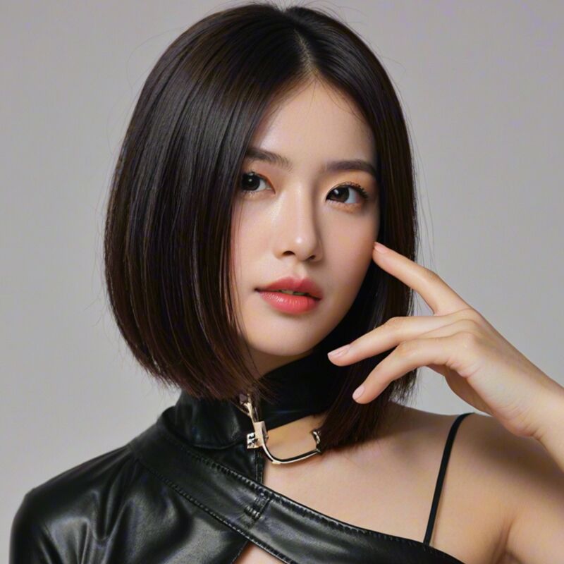 วิกผมโบโบ้สีดําขนาด 12 นิ้ว - ผมสังเคราะห์คุณภาพสูงสําหรับผู้หญิง - สไตล์อเนกประสงค์เหมาะสําหรับทุกโอกาส