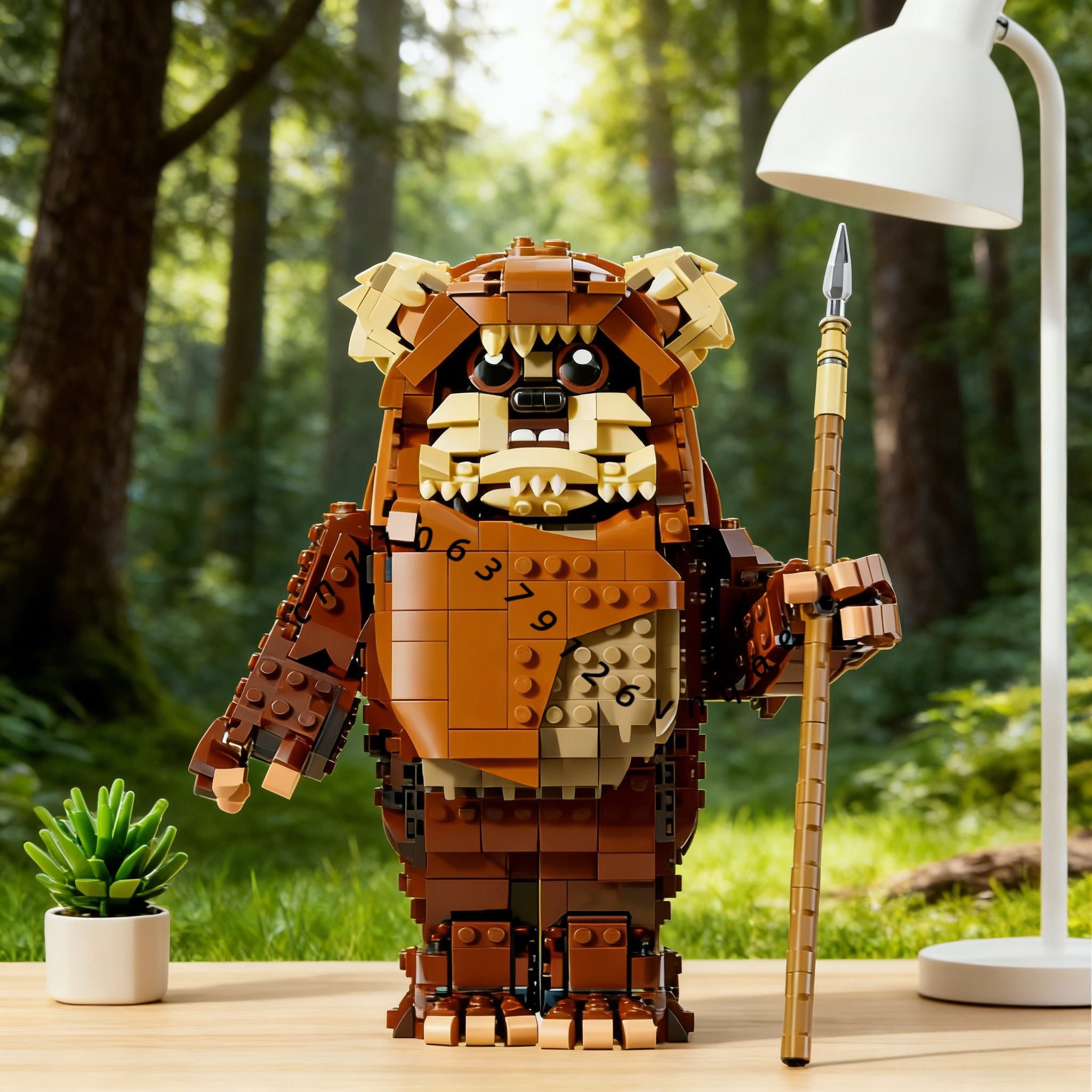 2025 nieuwe 1010-delige 3D Wicket Ewok bouwblok assemblage Sentinel Brick kinder verjaardag Kerst cadeauset