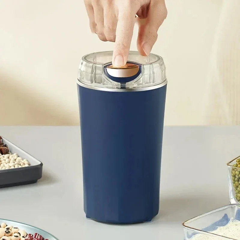2025 nueva pequeña máquina rectificadora eléctrica molinillo de granos molinillo de café nueces de acero inoxidable frijoles molino de granos hierbas para cocina