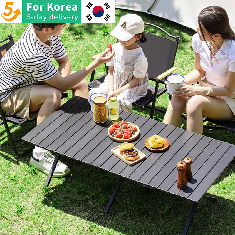 야외 접이식 테이블 휴대용 계란 롤 테이블 피크닉 캠핑 테이블 자동차 탑재 임대 주택 피크닉 테이블 무료 보관 가방