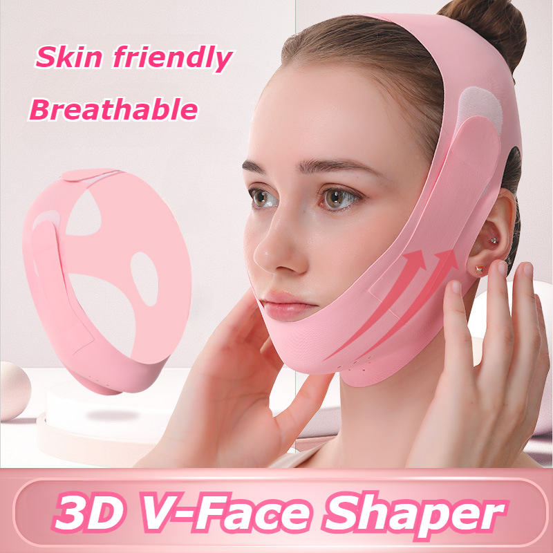 Vendaje adelgazante facial reutilizable para mujer, moldeador de cara en V, cinturón para levantar mejillas y barbilla, correa de masaje Facial, herramientas de belleza para el cuidado de la piel