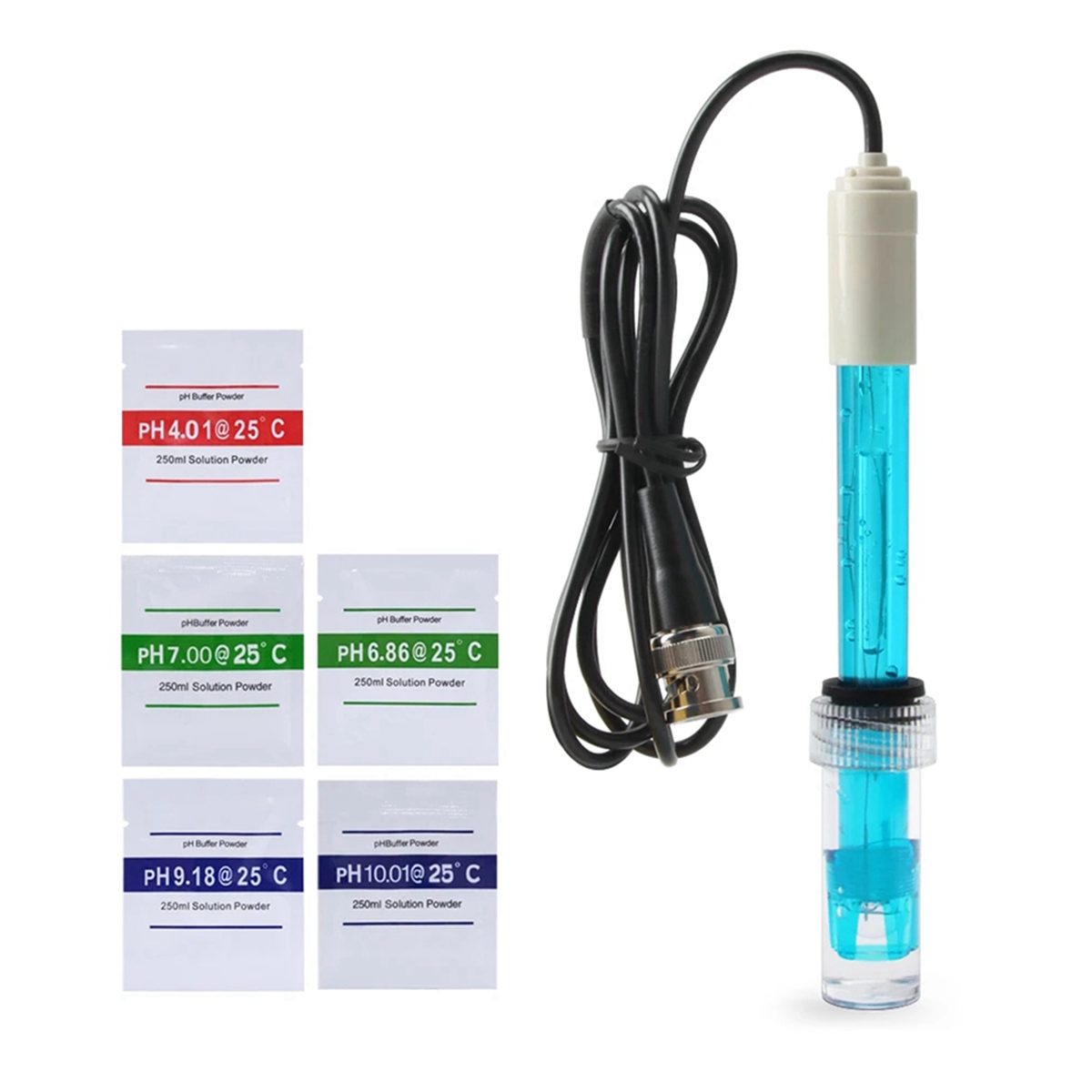 Sonda wymienna BABQ PH z interfejsem BNC Kabel 300 cm 0-14 PH Q9 Kontroler sondy Czujnik potencjału redukcji utleniania