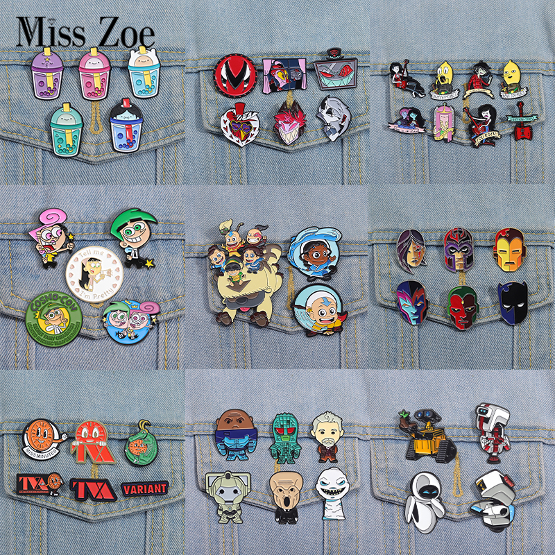 การ์ตูนอะนิเมะเคลือบ Pins ที่กําหนดเองน่ารัก Little Monk เข็มกลัด Lapel ป้ายของขวัญเครื่องประดับตลกสําหรับเพื่อน