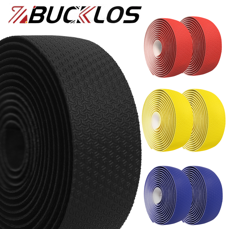BUCKLOS ruban de guidon de vélo de route anti-dérapant bandes de barre de chute de vélo bandes de vélo souples imperméables accessoires de vélo de route
