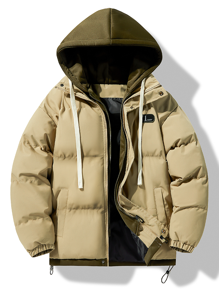 Kleding Nieuwe Fleece Gevoerde Parka Outdoor Warme Sneeuw Heren Lange Jas Parka 'S Mode Heren Winter Capuchon Puffer Parka