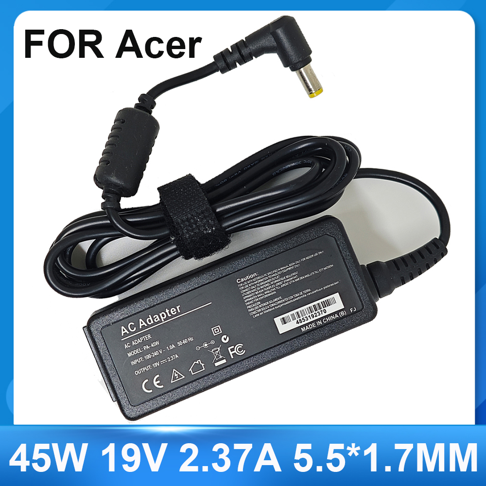 Ładowarka sieciowa 45 W 19 V 2,37 A 5,5 * 1,7 MM do laptopa Acer Aspire 3 A314-31 A515-51-3509 E5-573-516D Zasilanie notebooka
