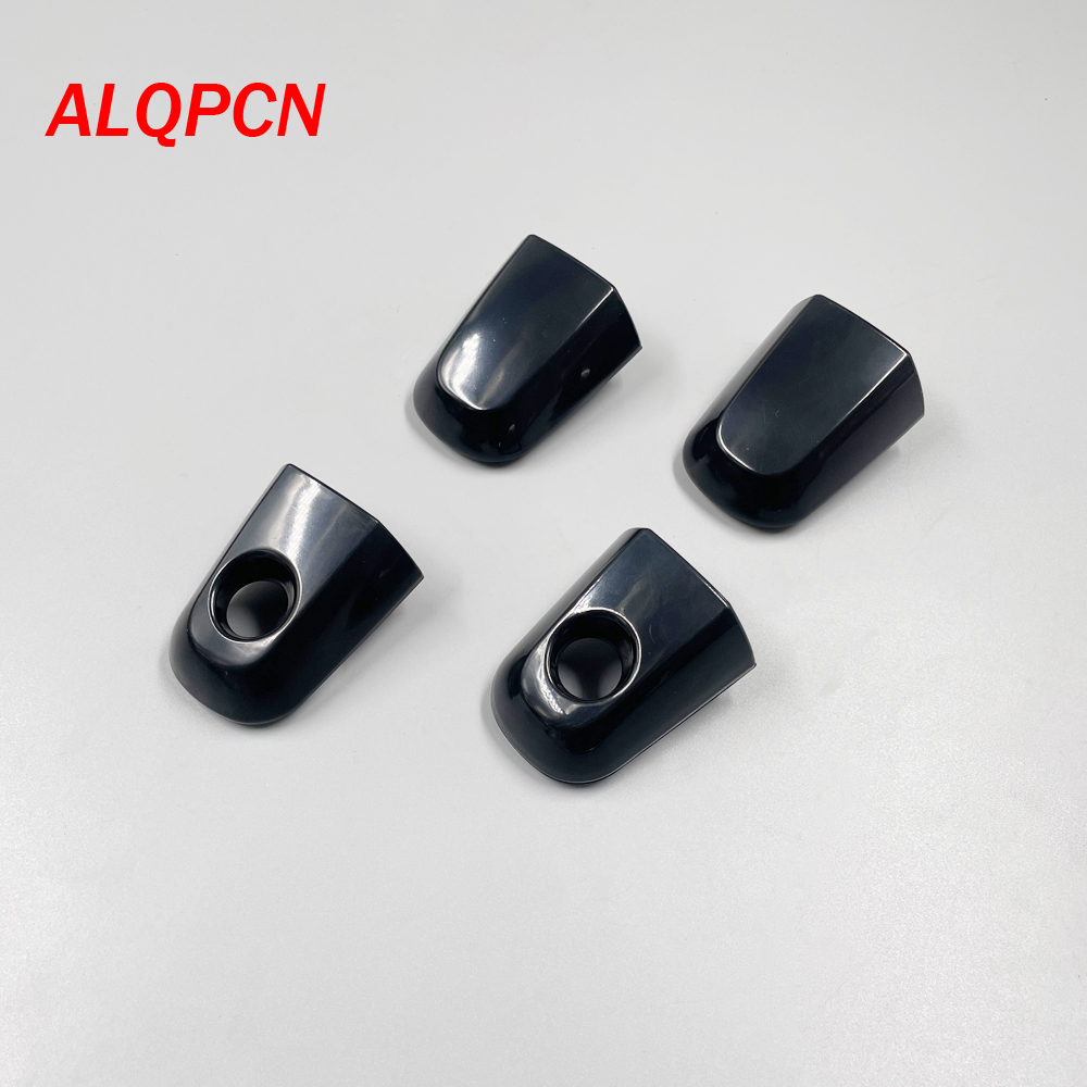 Tapa de manija exterior de puerta negra, apta para Mitsubishi L200 Trion 2005-2015