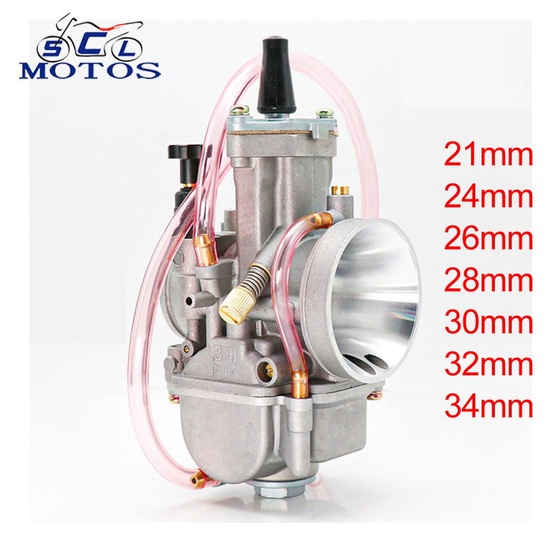Sclmotos- PWK 21 24 26 28 30 32 34mm KEIHI KOSO Vergaser Carb Mit Power Jet 2T 4T Für Yamaha Für Kawasaki Cafe Racer Moped