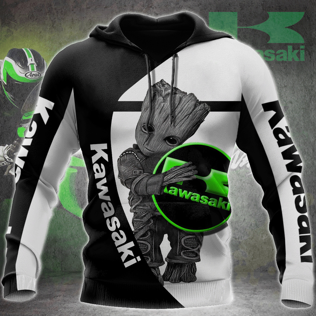 Мужская одежда Kawasaki, гоночный костюм, толстовка, детская толстовка большого размера, мотоциклетная форма для экстремальных видов спорта, унисекс, высокое качество, мужская