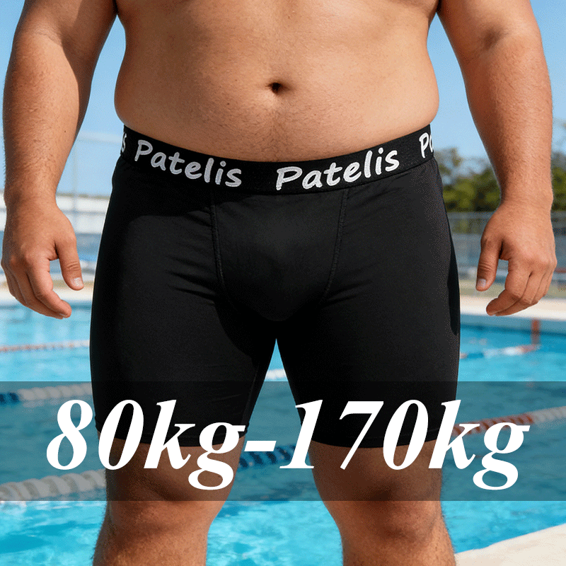 Plus Size Herren-Badehose für Erwachsene, schnell trocknende, schamfreie Badehose, Strandhose, Spa-Schwimmset, 1XL-5XL, Herrenunterwäsche