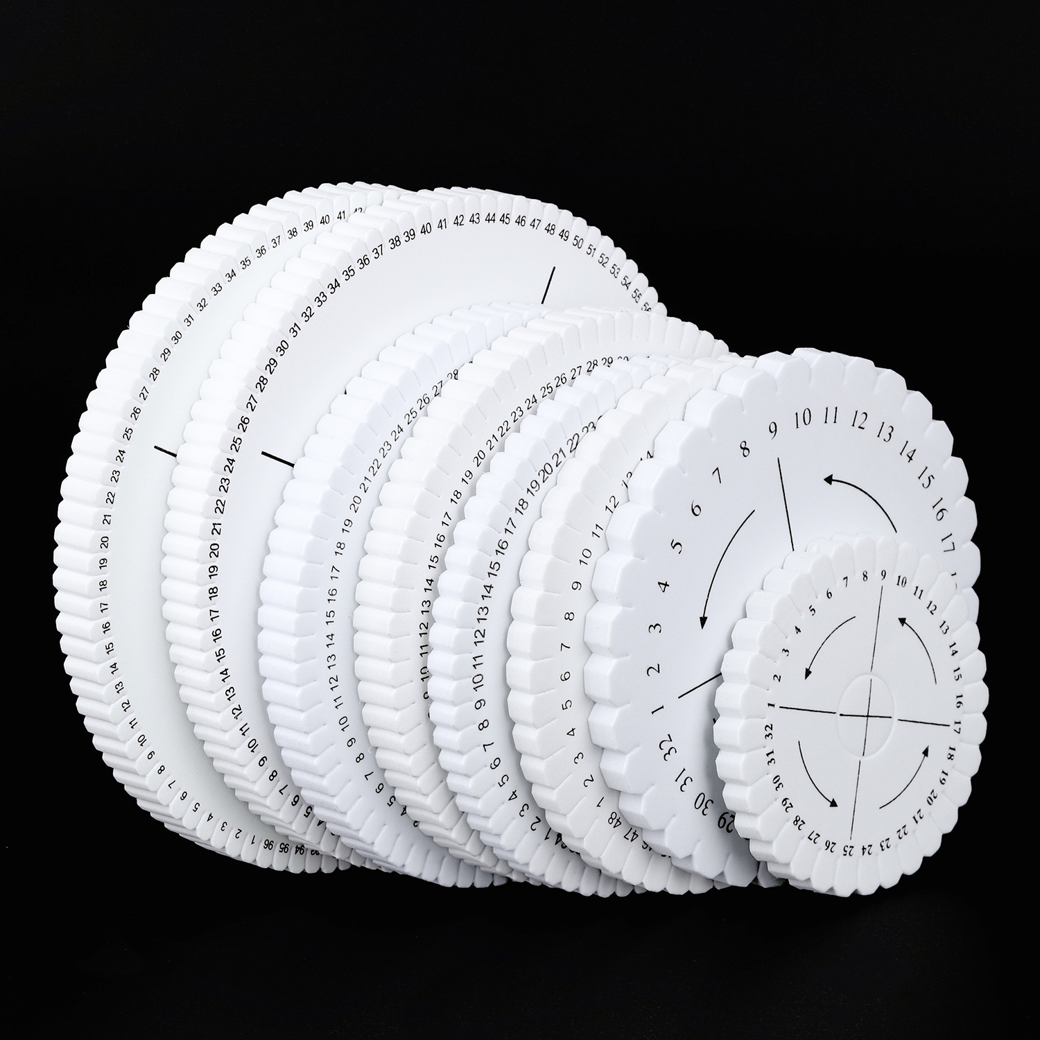 Braiding Disk รอบสแควร์ถัก Kumihimo Beading สายไฟถาด Braiding Braided แผ่น DIY สร้อยข้อมือ Loom ทอผ้าเครื่องมือ