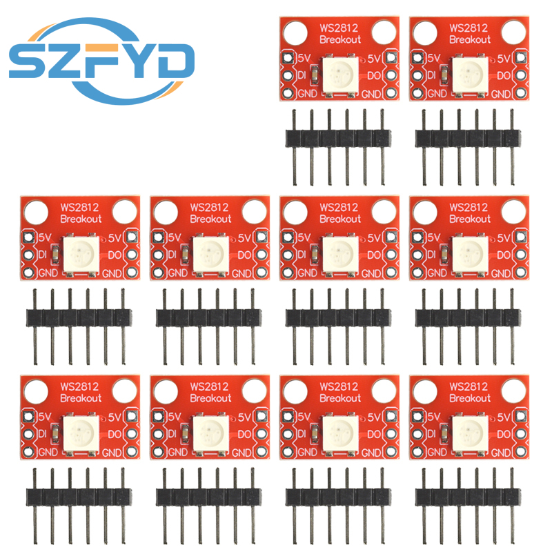 1-10 sztuk WS2812 RGB LED Breakout Module dla Arduino Diy Kit