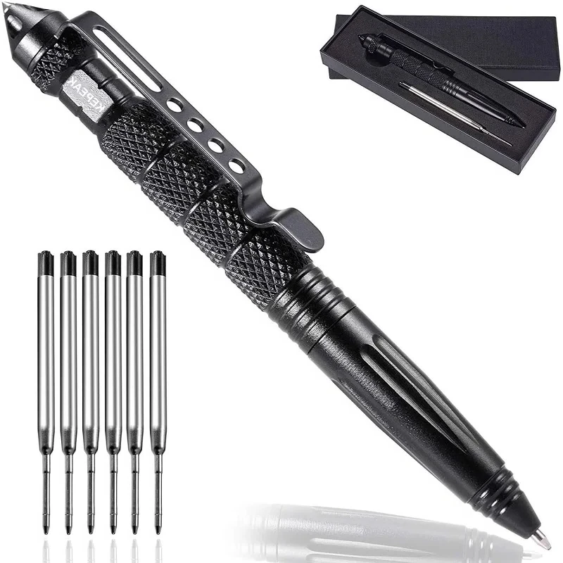 Outdoor Defensa Personal Pen Outdoor Sports Camping Self-defense Supplies Multifunctional Mini Pocket Anti-skid Signature