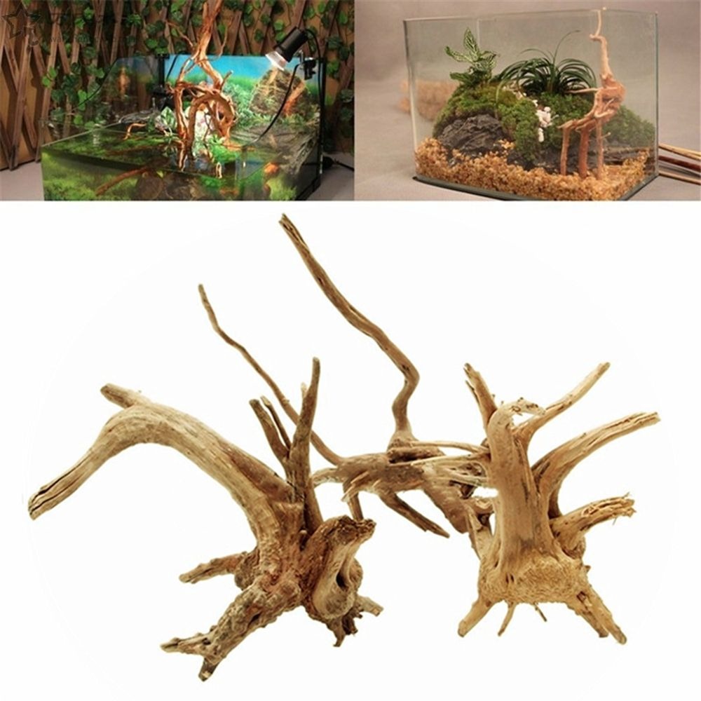 Nieuwe Natuurlijke Houten Aquarium Decoraties Plant Stum Boomstam Drijfhout Aquarium Vissen Landschapsarchitectuur Ornamenten