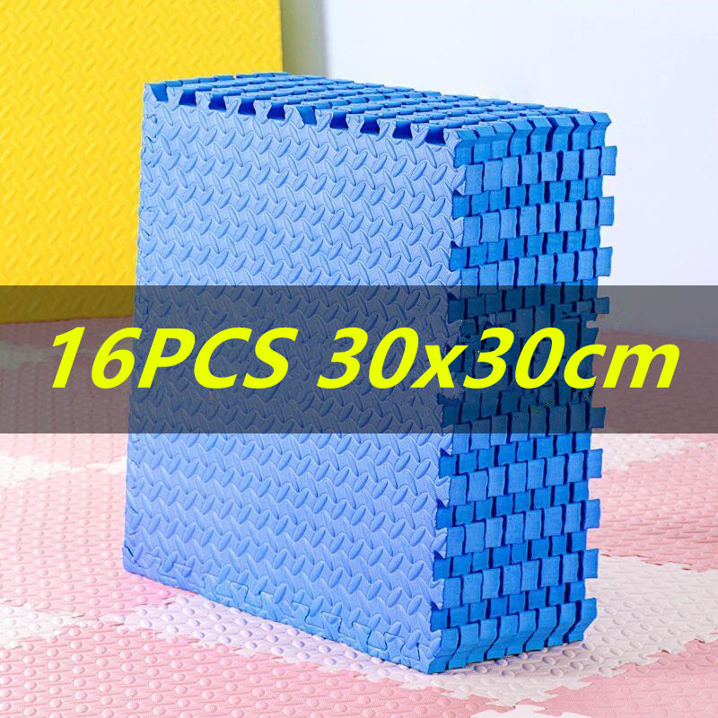 Thick Tatame Puzzle Mat para Bebês, Play Mats, Baby Game Mat, Atividades infantis, Korean Floor, Noise Mat, 16PCs, 1.2cm