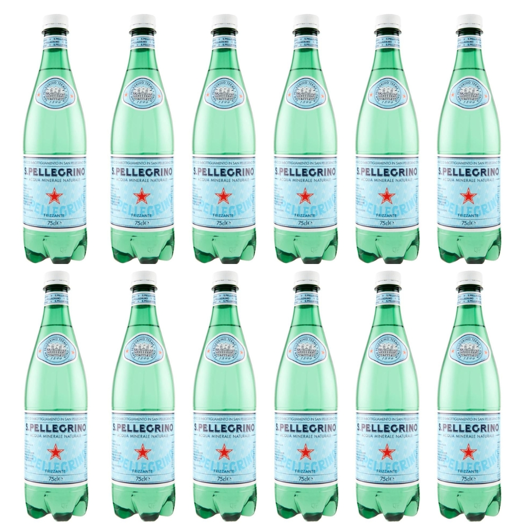 Woda mineralna gazowana San Pellegrino 12x750ml