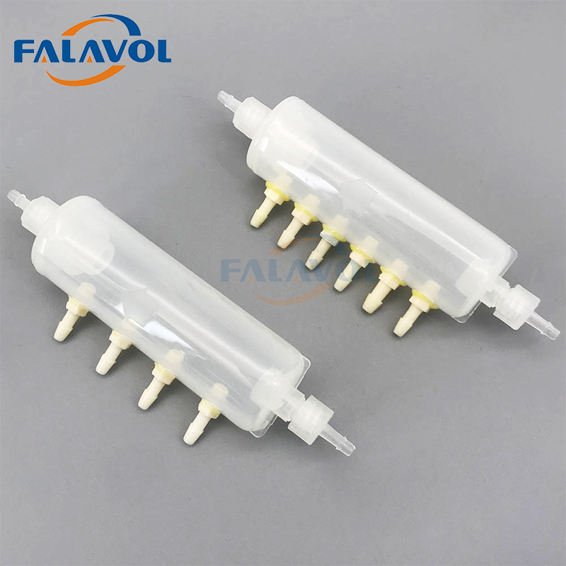 Falavol Xp600 4720 I3200 Printkop Dtf Dtg L1800 Witte Shunt Printer Inkt Circulatie Splitter Filter Buffer Fles