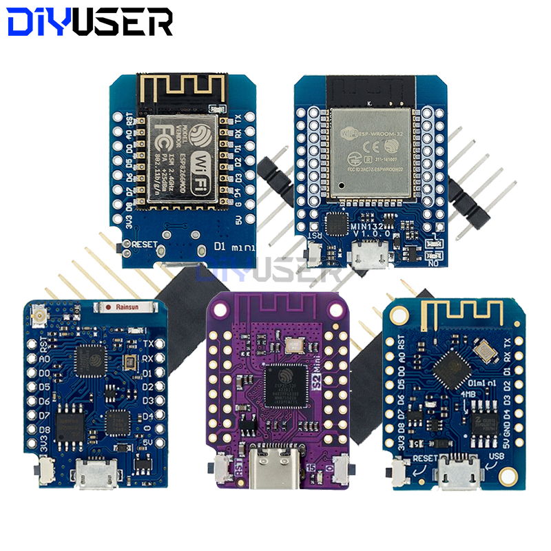 ESP32 S2 Mini/ESP8266 D1 Mini Board CH340/ESP32-S2FN4R2 4 MB FLASH 2 MB PSRAM MicroPython voor Arduino Development Board