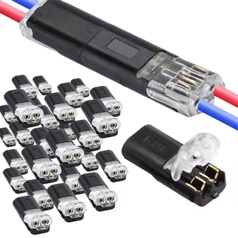 2-poliger Stecker, wasserdichter elektrischer Steckverbinder, Auto-Draht, Kabel, Kfz-elektrischer Steckverbinder, Streifen-Klemmenanschluss