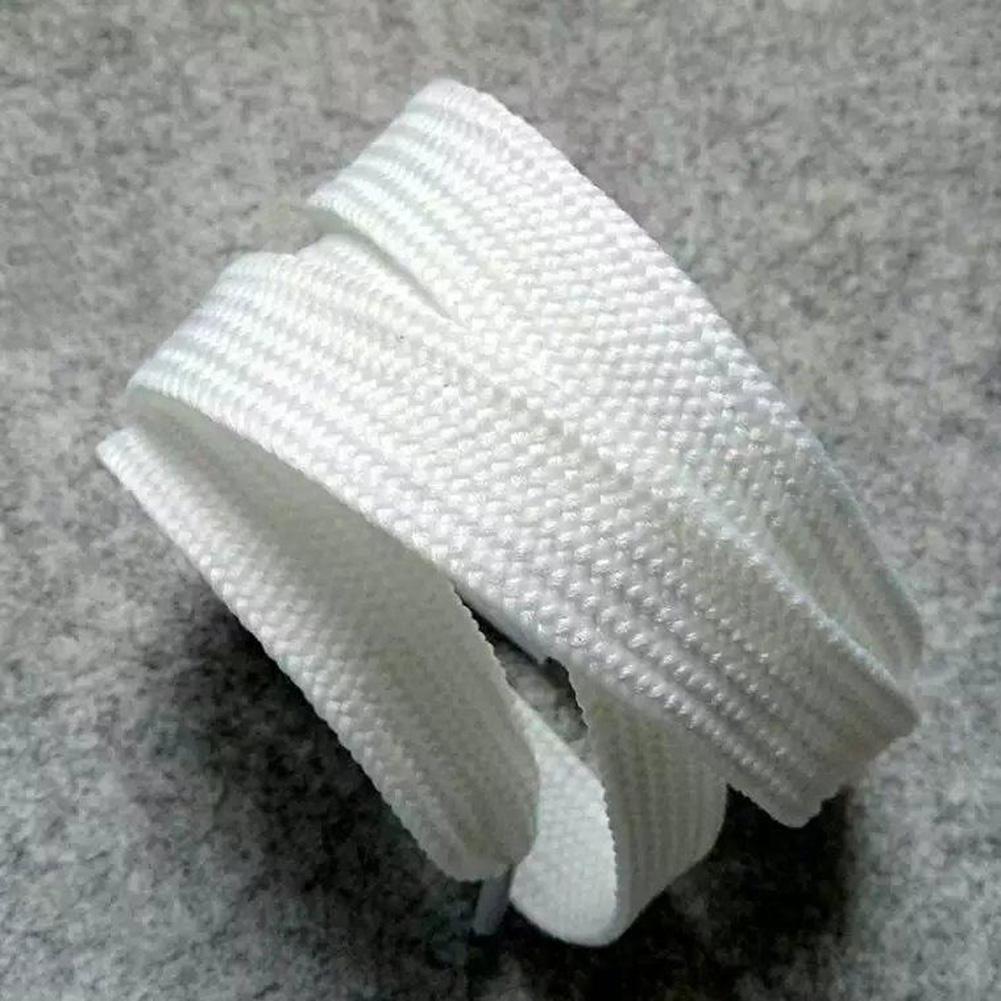 Cordones gruesos para zapatillas de deporte, cordones planos sin elasticidad, accesorios blancos de ocio para mujer