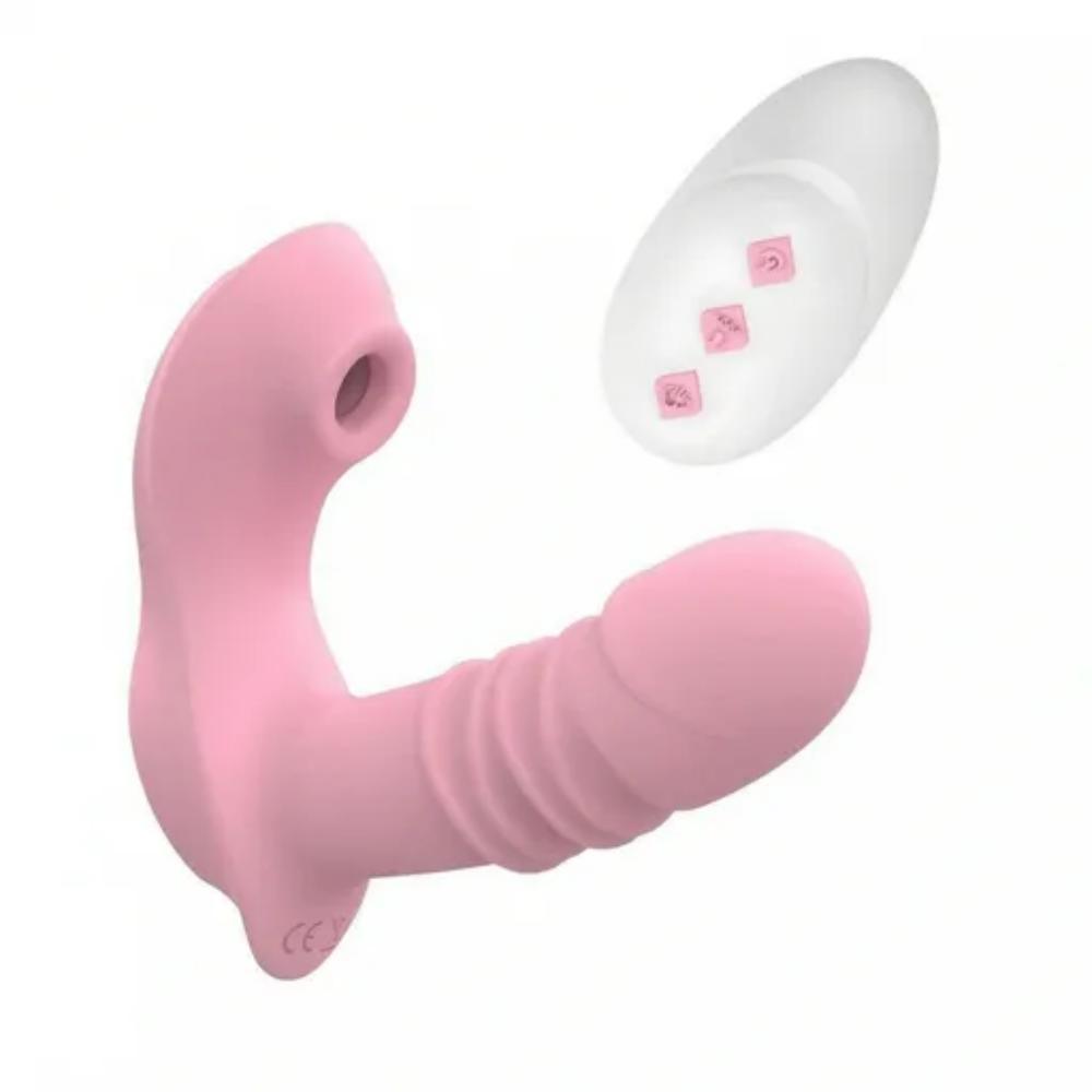 Masturbateur féminin, masseur du point G pour une absorption d'humidité instantanée, silencieux et étanche, télécommande pour le port et l'utilisation en déplacement