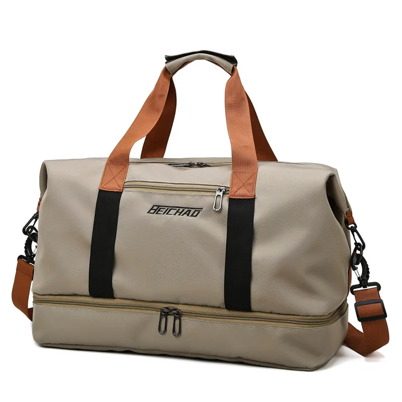 Unisex Dung Lượng Lớn Du Lịch Túi Tote Vải Bố Nữ Túi Xách Du Lịch Nam Thể Thao Túi Đeo Vai Chống Nước Du Lịch Cao Túi Có Thể Gấp Lại Được